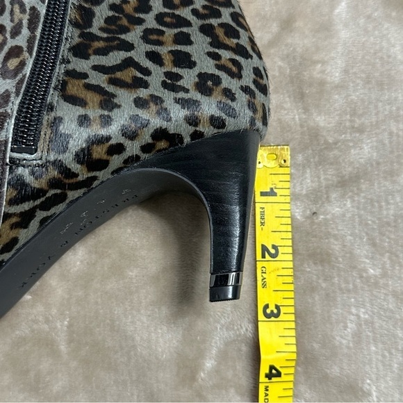 Preston & York Delores Gray Blue Leopard Print Ankle Boots Size 7.5 - Picture 11 of 14